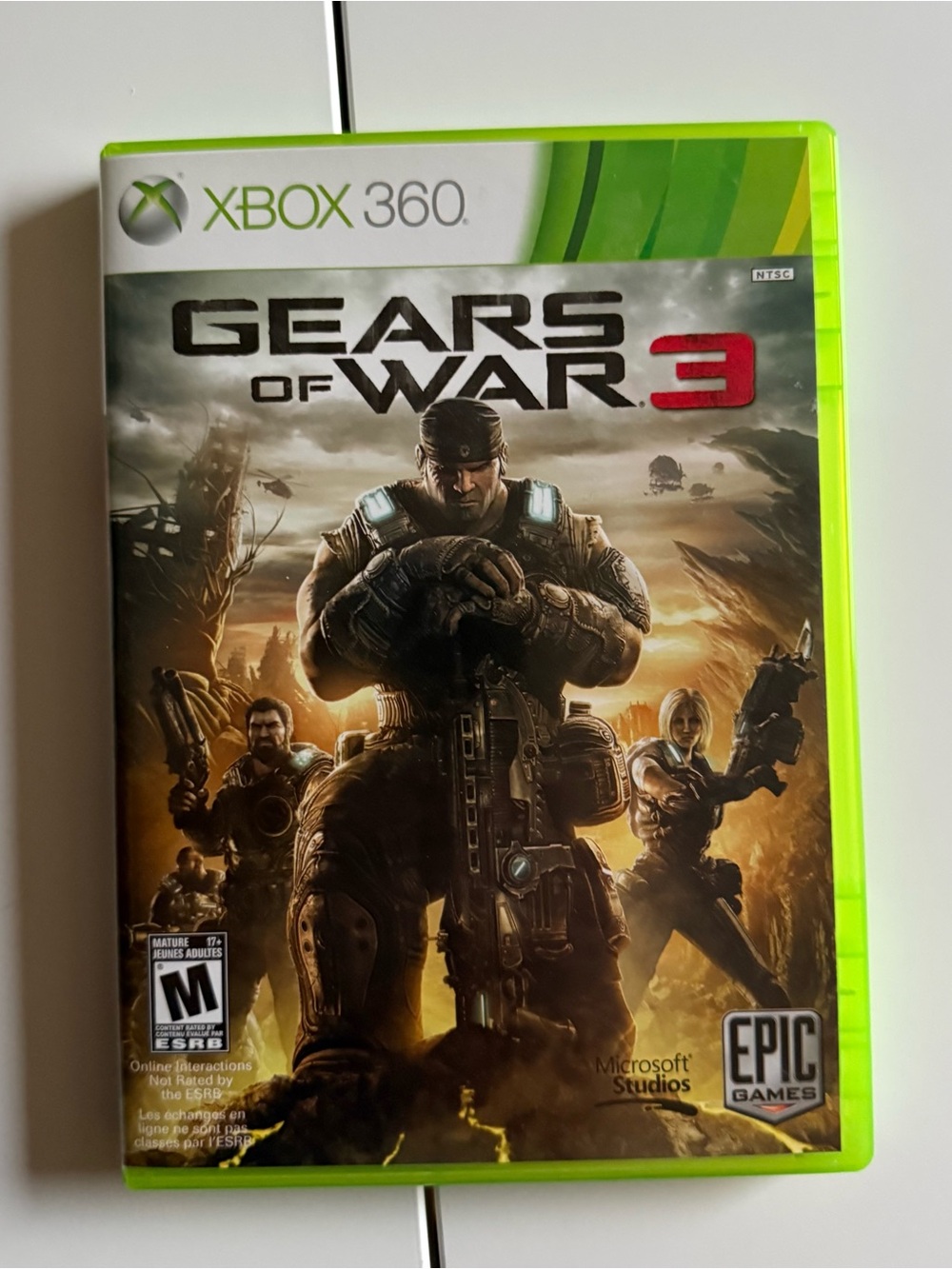 Gears of War 3 (Xbox 360) - Lime Green Case